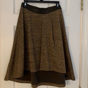 Gold and bronze Antho skirt